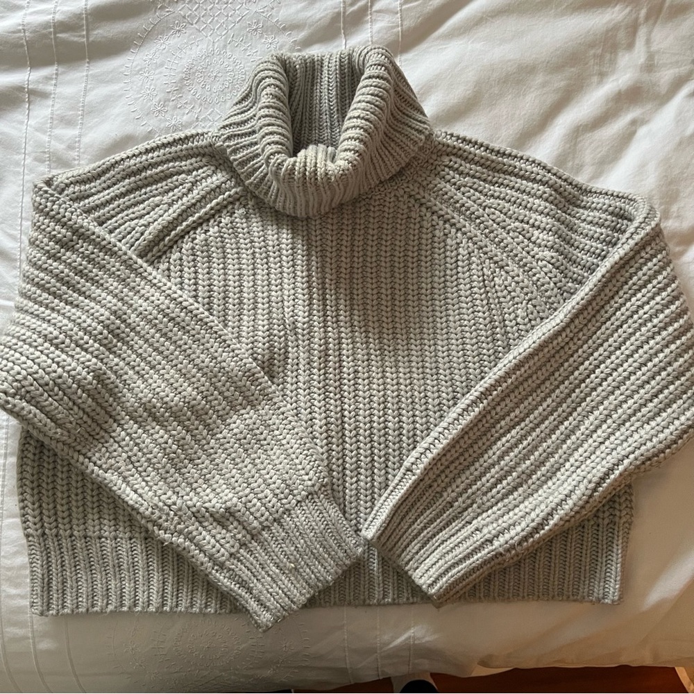 LAST CALL!! Grey knit turtleneck